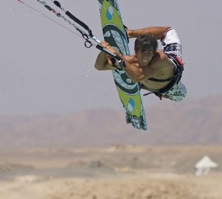 Salto kitesurf